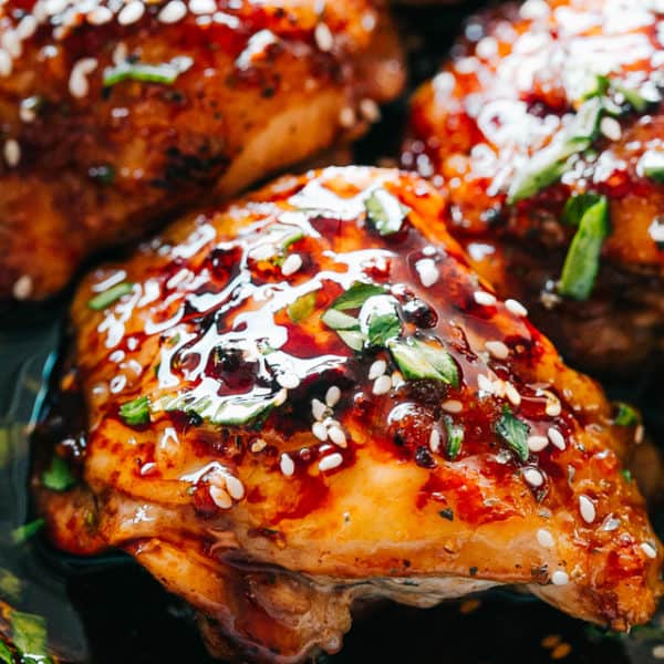 Easy Instant Pot Sticky Chicken Thighs Recipe | Diethood
