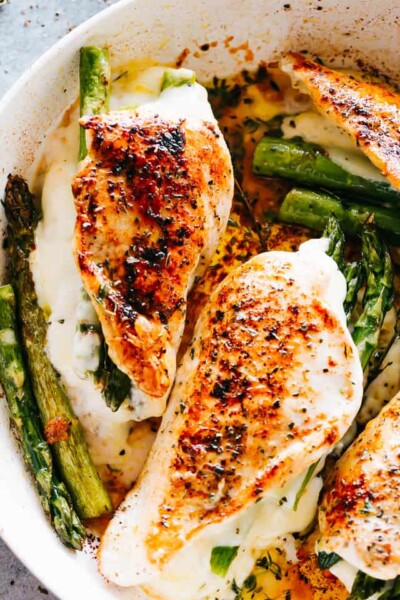 Asparagus Stuffed Chicken Breasts | Diethood