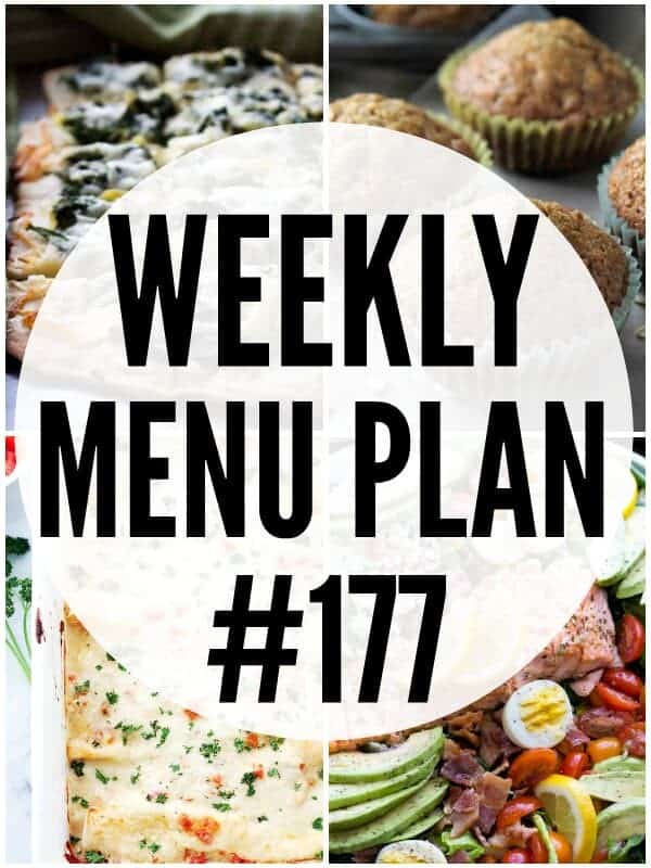 WEEKLY MENU PLAN 177