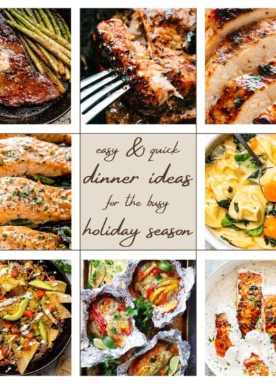 Quick Easy Dinner Ideas For the Holiday Season Photo Collage
