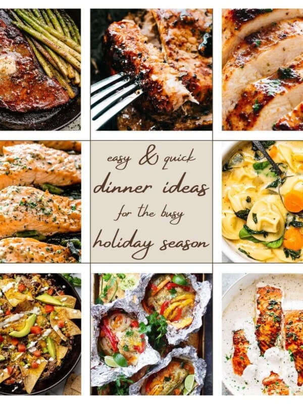 Quick Easy Dinner Ideas For the Holiday Season Photo Collage