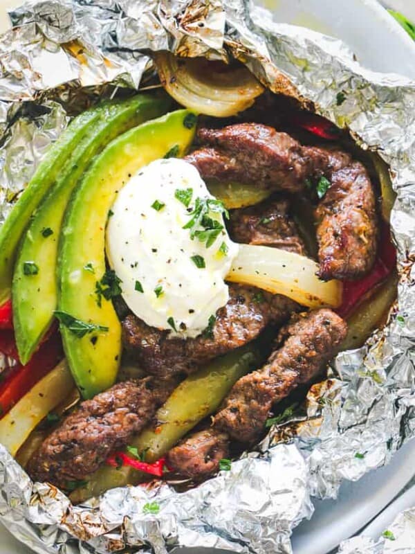 Chili Lime Steak Fajitas | How to Make Fajitas in Foil Packs