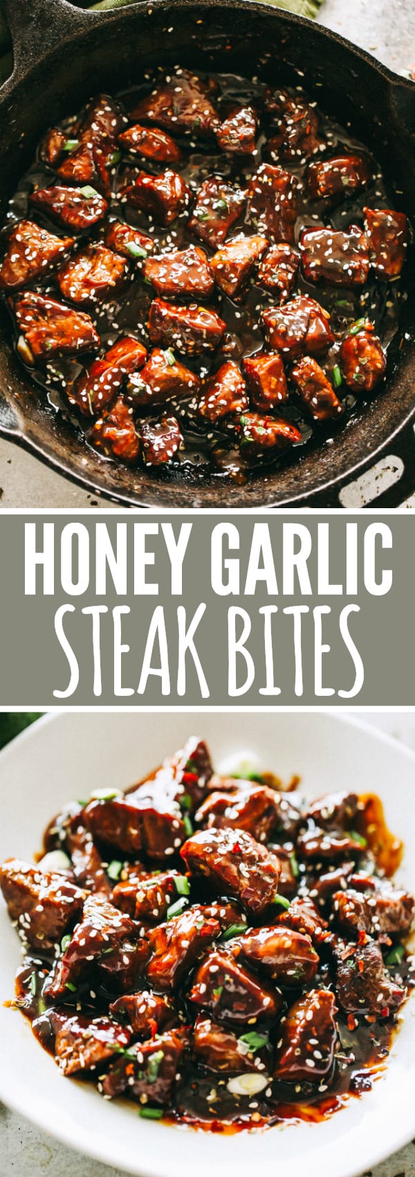 Honey Garlic Steak Bites