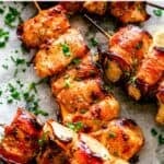 Bacon Wrapped Chicken Bites social media image.