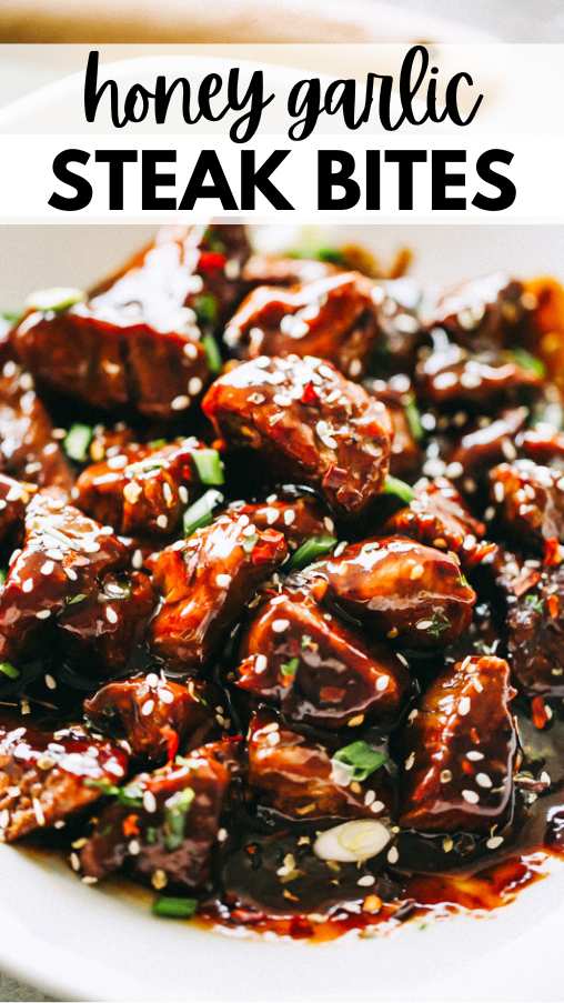 Honey Garlic Steak Bites | Diethood