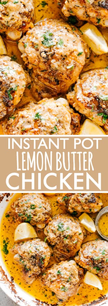Instant Pot Lemon Butter Chicken Thighs | Easy Keto ...
