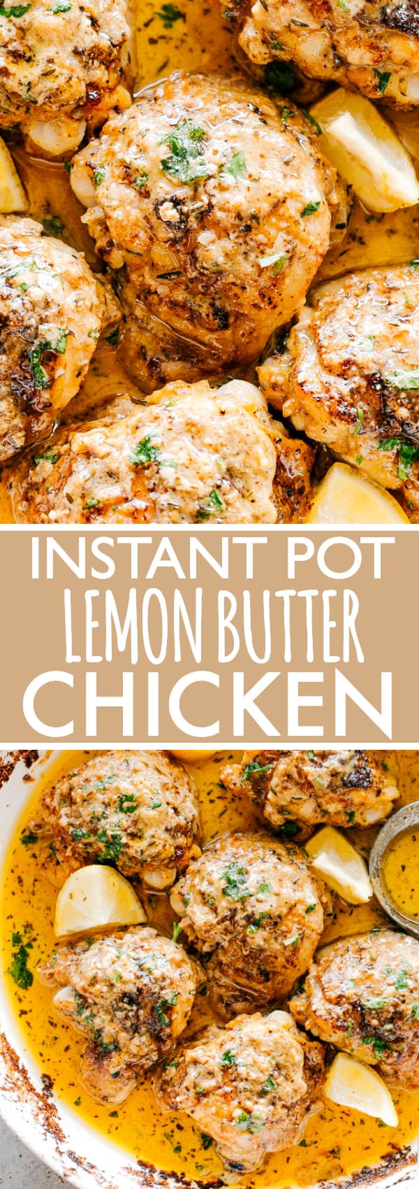 Instant Pot Lemon Butter Chicken Thighs