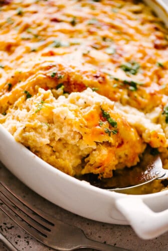 Chicken Cauliflower Rice Casserole | Diethood