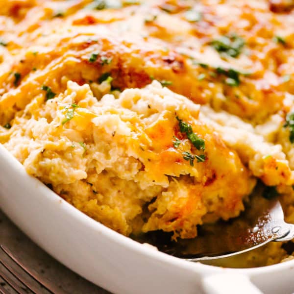 Chicken Cauliflower Rice Casserole | Diethood