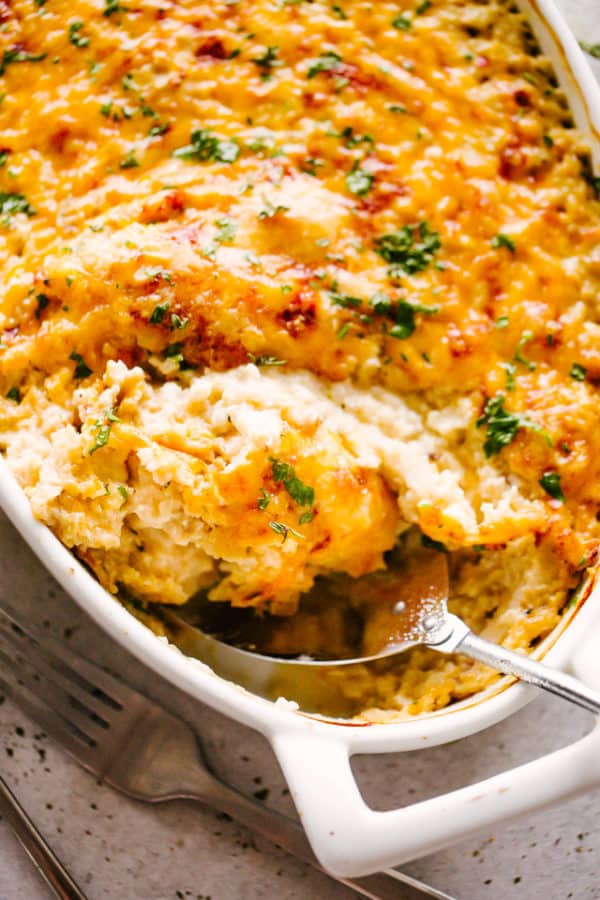 Chicken Cauliflower Rice Casserole | Diethood