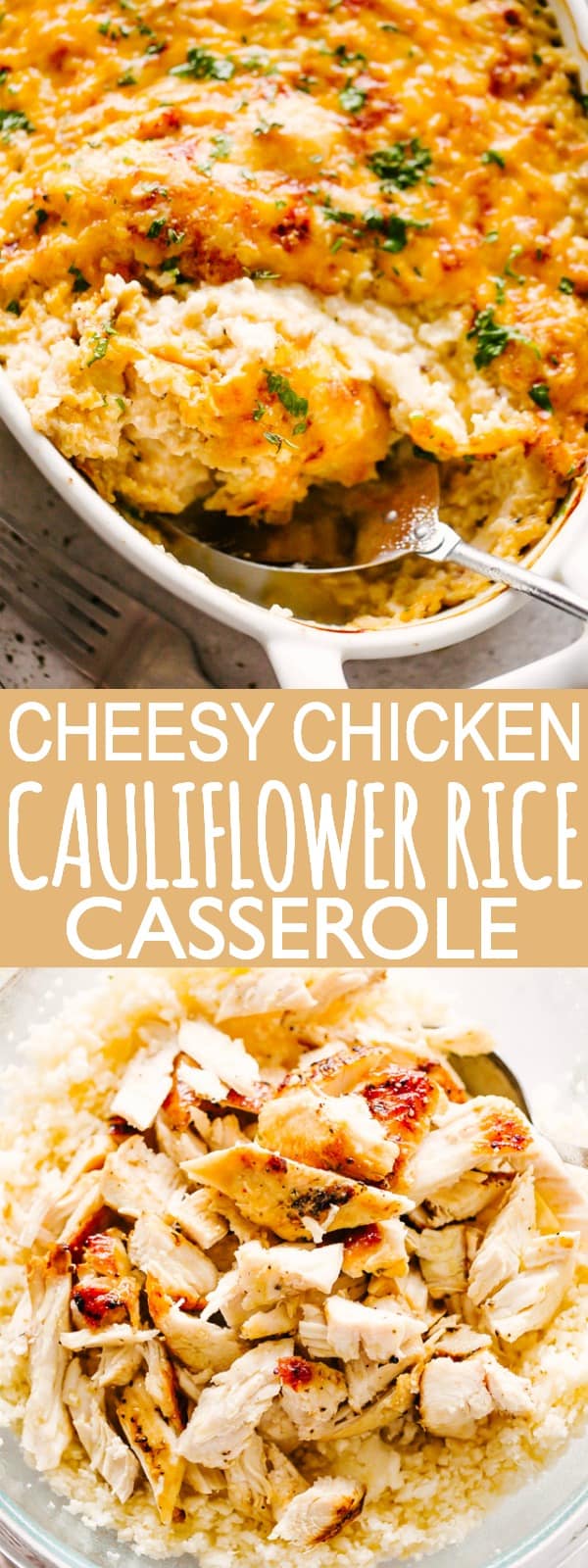 Chicken Cauliflower Rice Casserole | Diethood