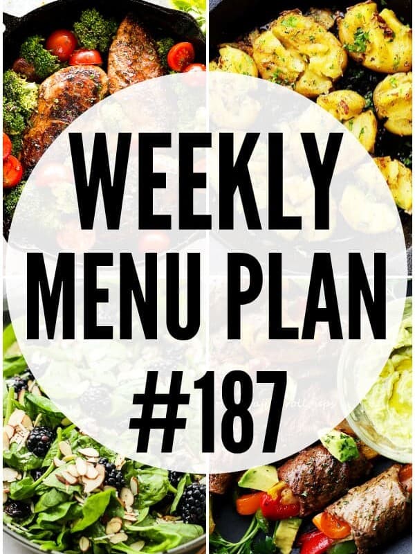 WEEKLY MENU PLAN