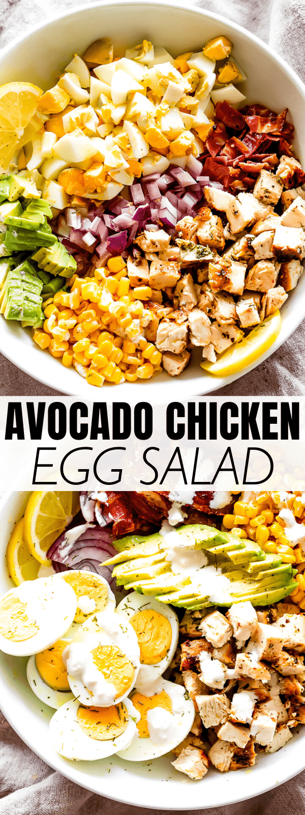 Avocado Chicken Egg Salad | Diethood