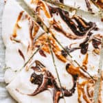 Cheesecake Bark with Chocolate Peanut Butter Swirl