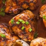 Marinated Oven Baked Chicken Thighs