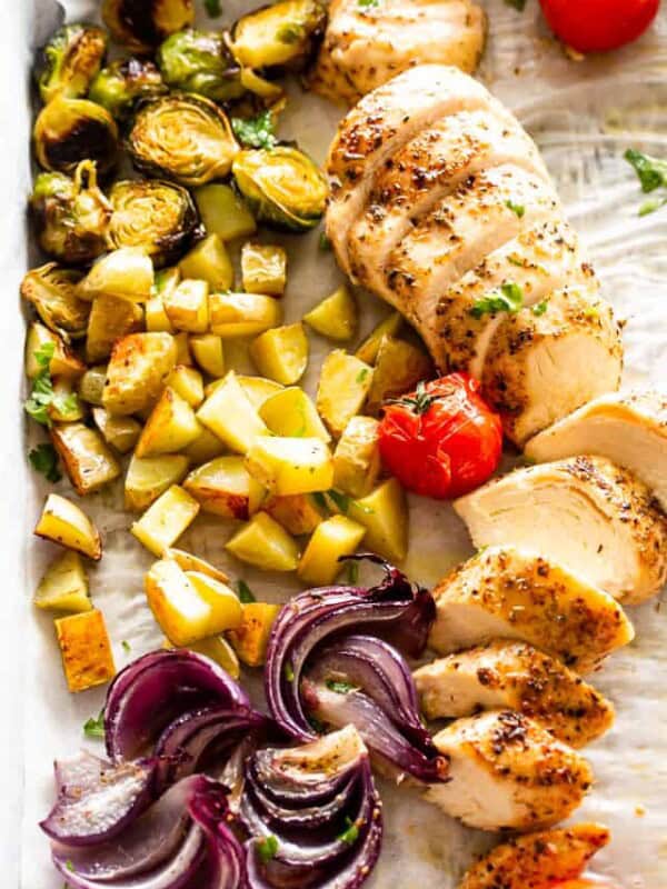 Chicken Breasts on a Sheet Pan