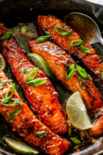 Honey Garlic Sauce Salmon Recipe | 20min Easy Salmon Dinner