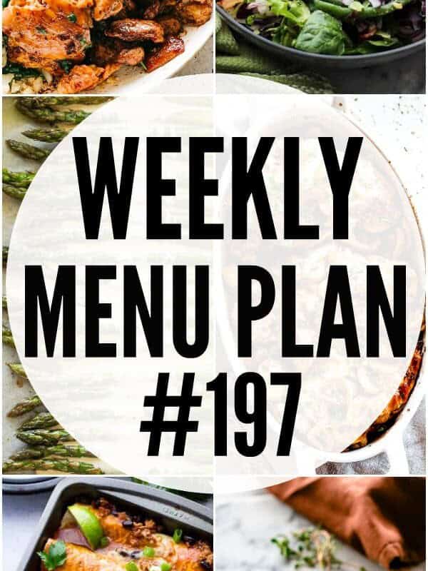 WEEKLY MENU PLAN 197 PIN IMAGE