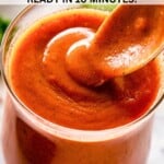 Homemade Enchilada Sauce Pinterest image.