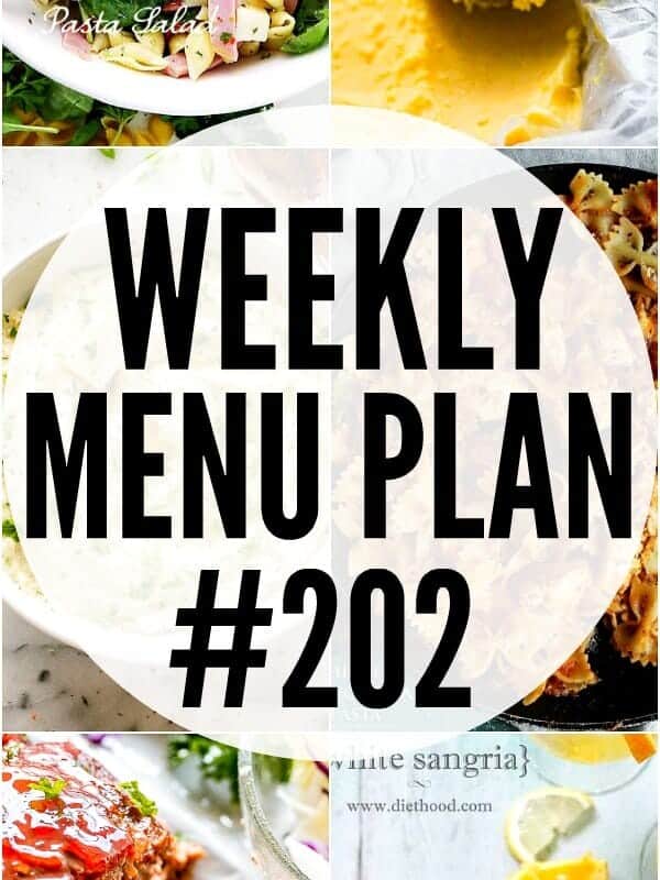 Weekly Menu Plan 202 Pin Image