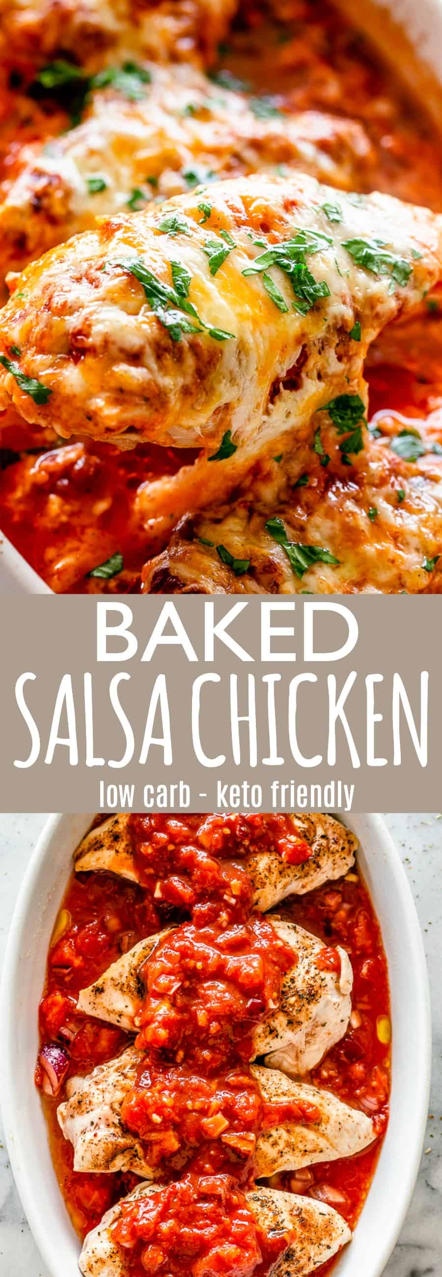 Easy Baked Salsa Chicken - Diethood