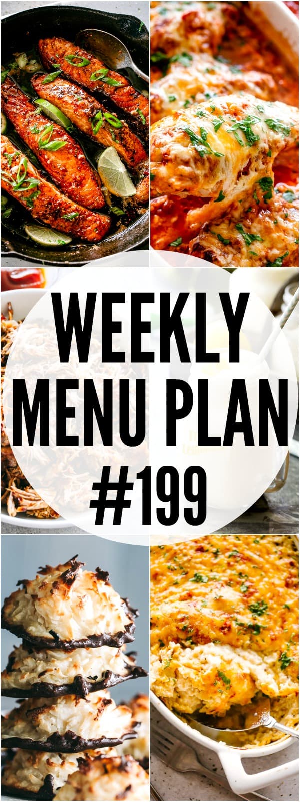Weekly Menu Plan Pin Image