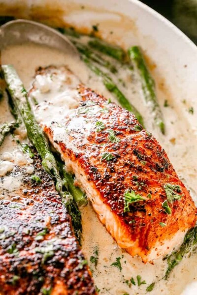 Garlic Dijon Salmon Recipe | Easy Low Carb Dinner Idea!