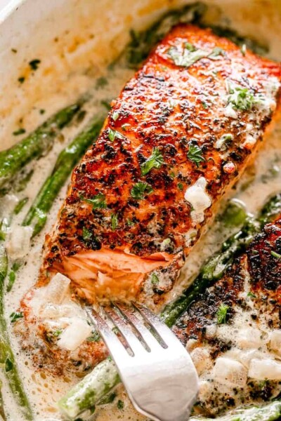 Garlic Dijon Salmon Recipe | Easy Low Carb Dinner Idea!