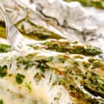 Cheesy Grilled Asparagus in Foil Packs