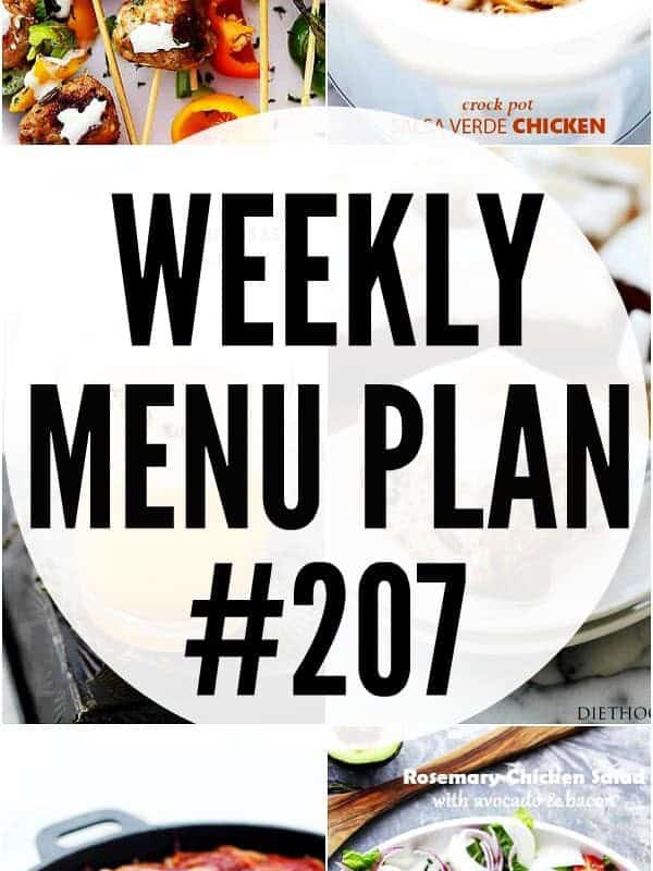 WEEKLY MENU PLAN 207 PIN IMAGE