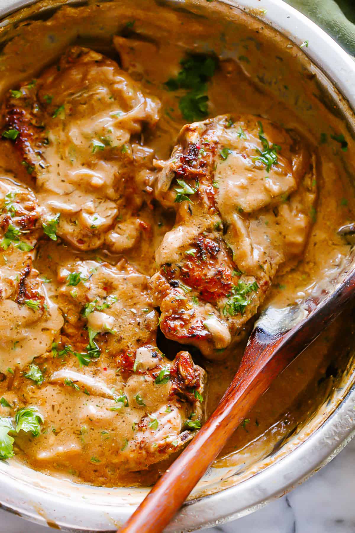 Cajun Smothered Pork Chops