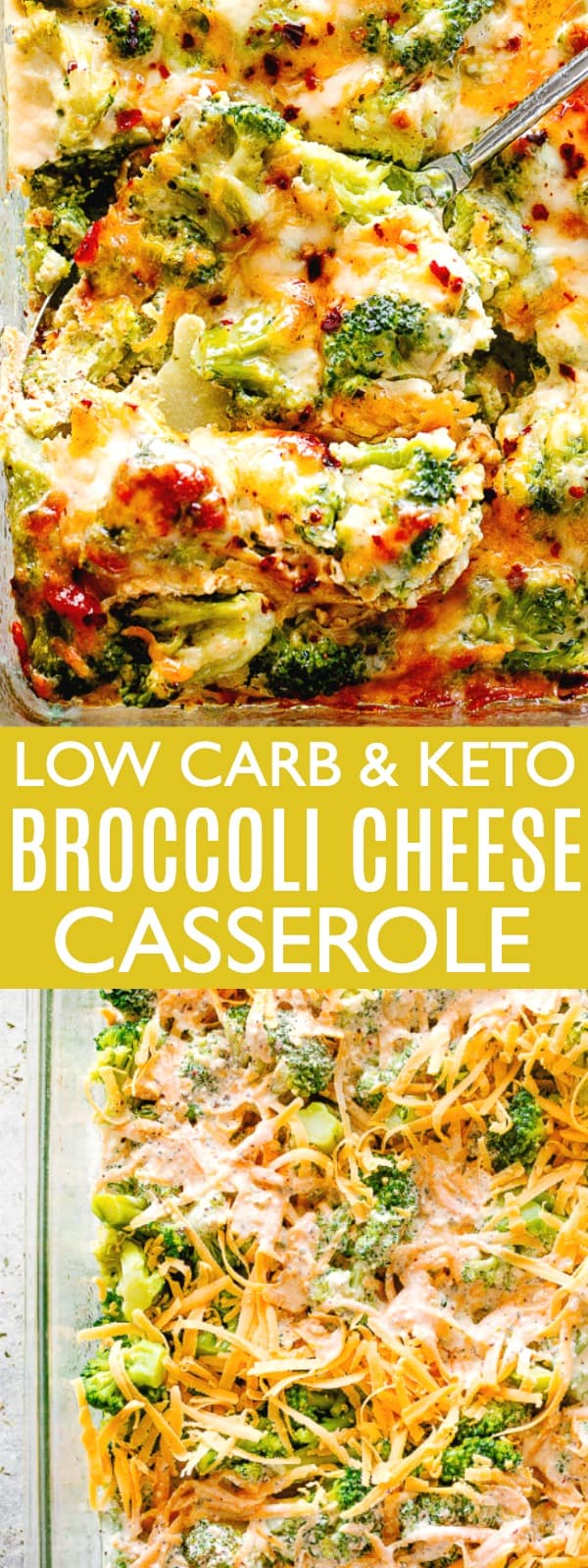 Broccoli Cheese Casserole Pin Image