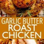 roast chicken pin image