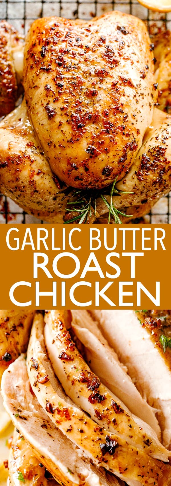 roast chicken pin image