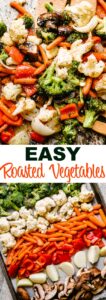OVEN ROASTED VEGETABLES PIN IMAGE