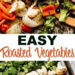 OVEN ROASTED VEGETABLES PIN IMAGE