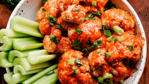 Buffalo cauliflower outlet in air fryer