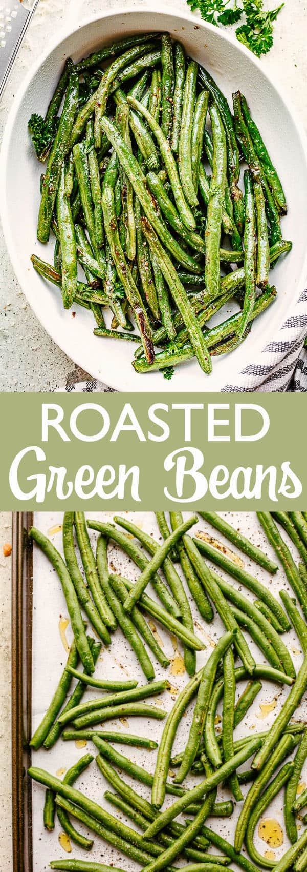 Easy Roasted Green Beans | Diethood