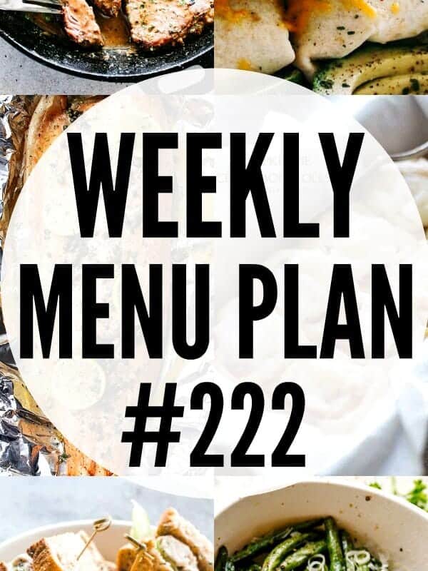 WEEKLY MENU PLAN 222 PIN IMAGE