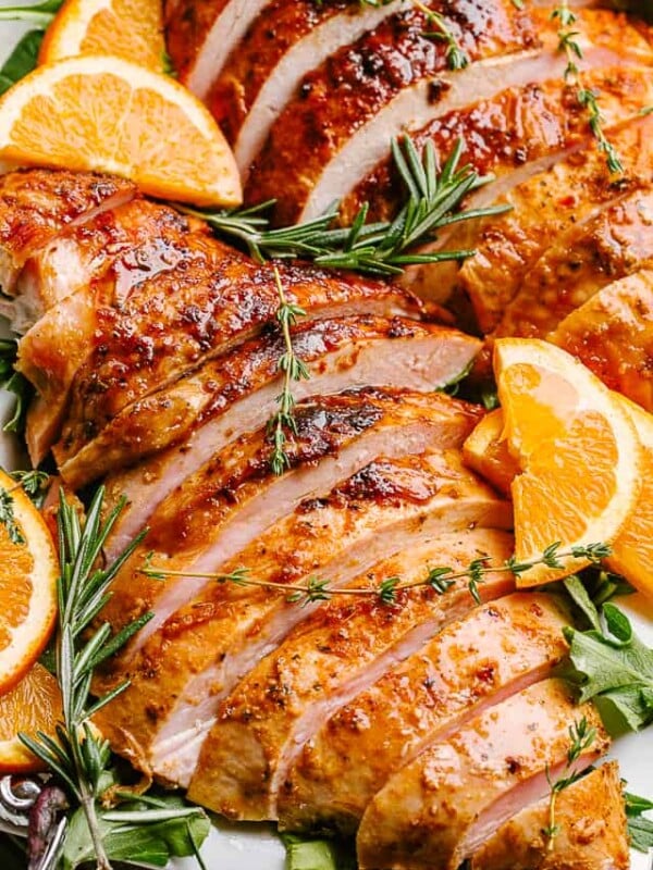 Sliced turkey breast