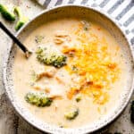Instant Pot Broccoli Cheese Soup with Chicken