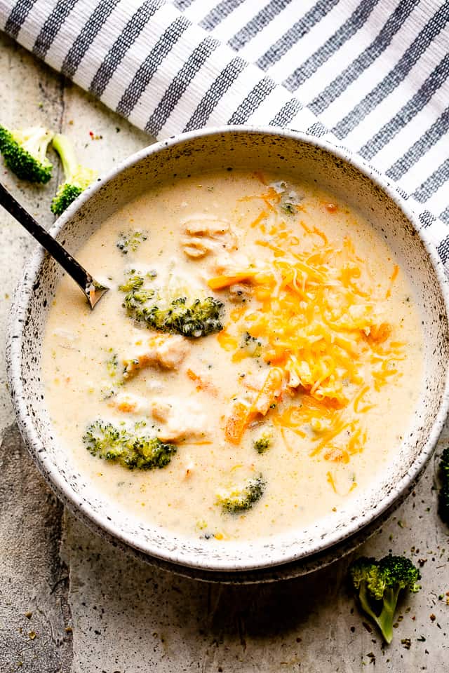 Instant Pot Broccoli Cheese Soup with Chicken