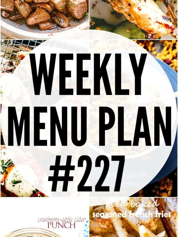 WEEKLY MENU PLAN 227 PIN IMAGE