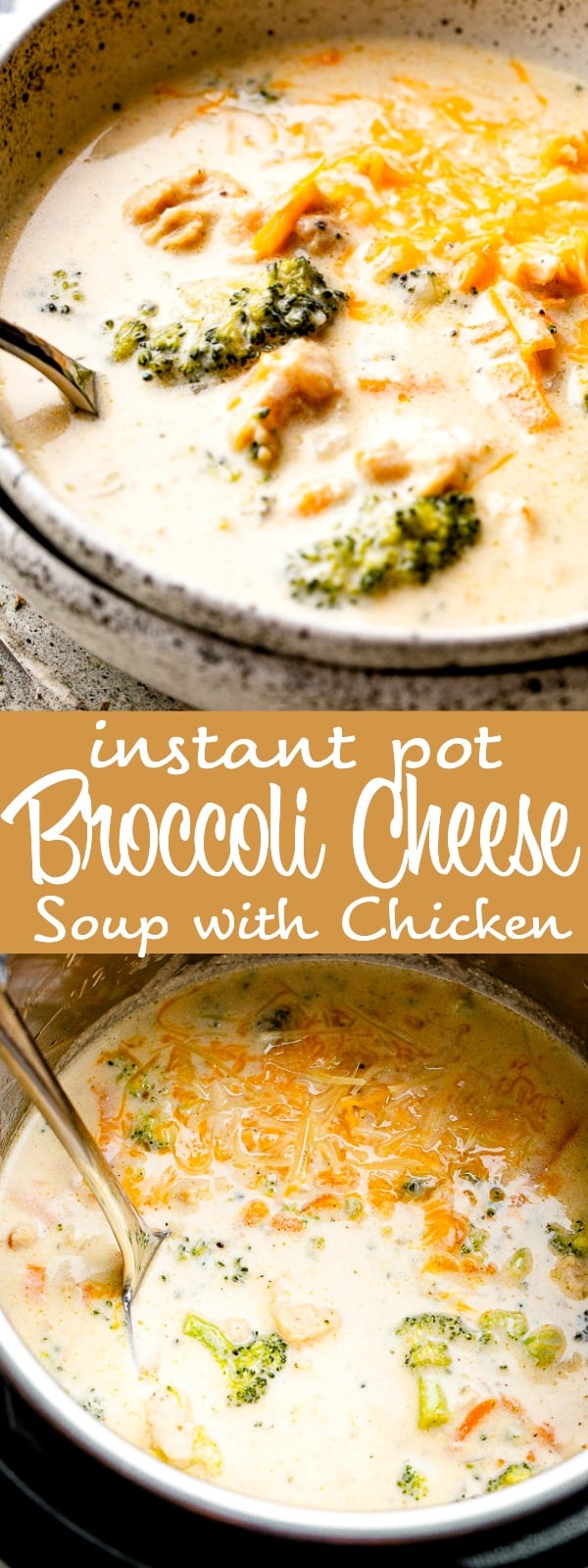 Instant Pot Broccoli Cheese Soup with Chicken | Diethood