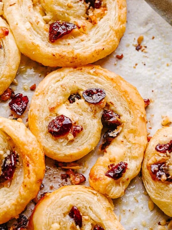 cranberry brie cheese puff pastry pinwheels