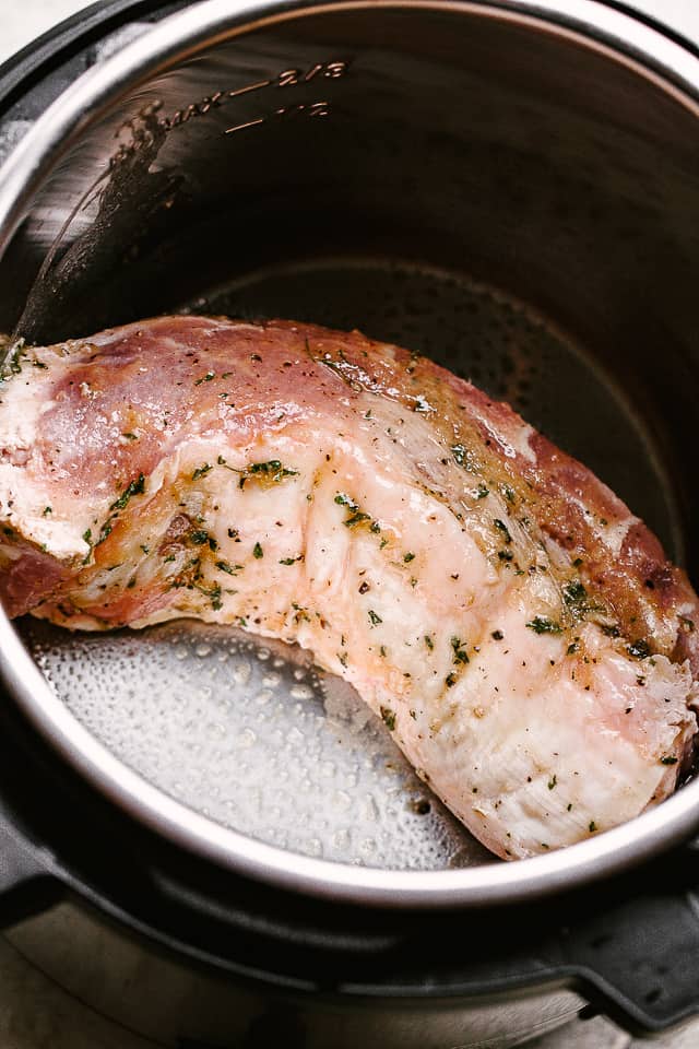 Pork loin discount pressure cooker recipes