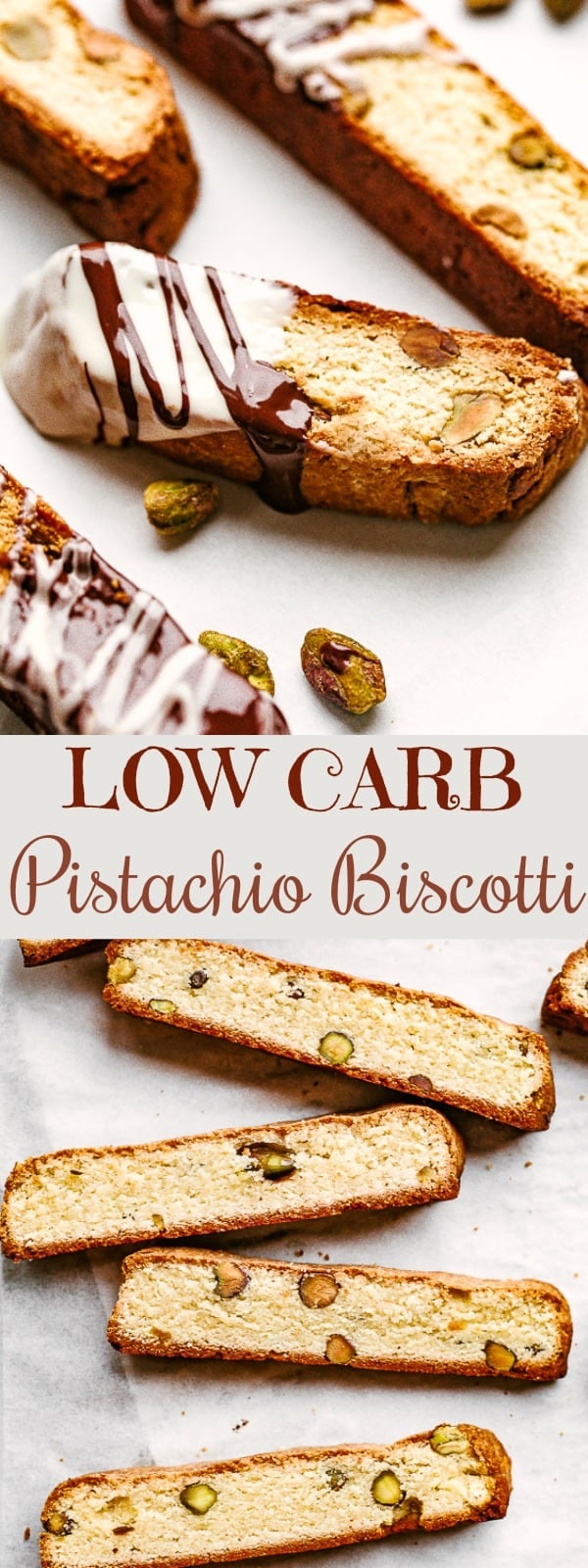 Easy Pistachio Biscotti Recipe | Low Carb Dessert Idea!