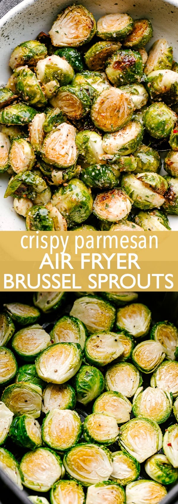 Crispy Parmesan Air Fryer Brussel Sprouts Recipe | Diethood