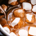 Spiked Crockpot Hot Chocolate