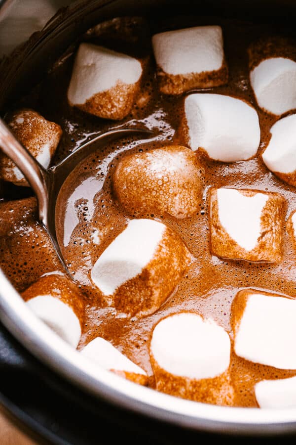 Spiked Crockpot Hot Chocolate | Diethood